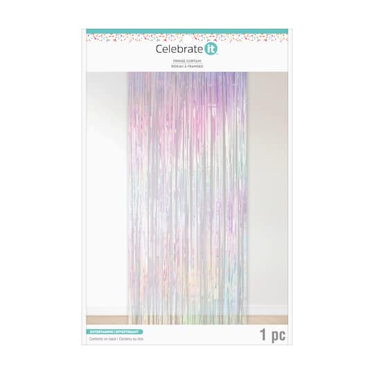 Iridescent Fringe Curtain by Celebrate It™